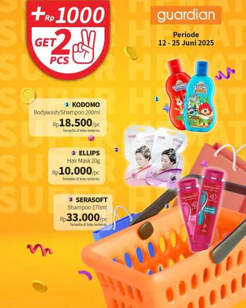 Promo Guardian Super Hemat Periode 12-25 Juni 2025