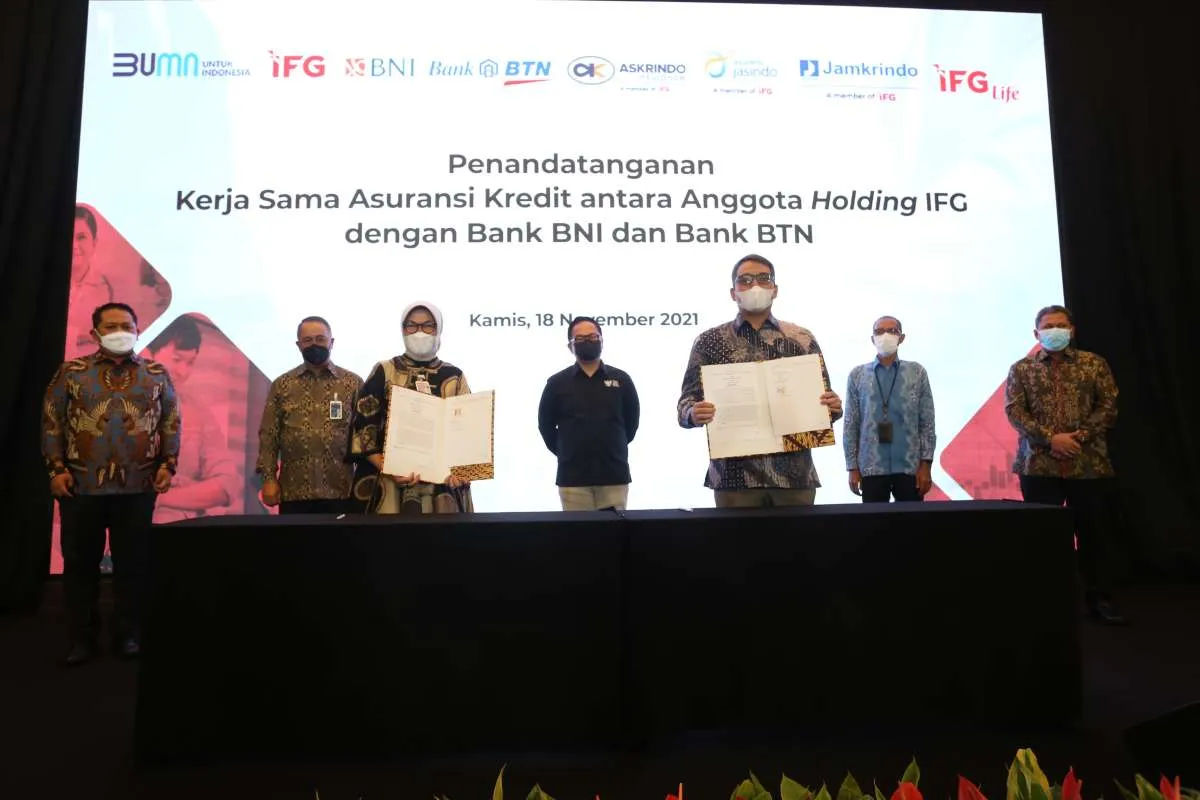 Anak usaha IFG gandeng BTN dan BNI, wujudkan asuransi kredit yang sehat