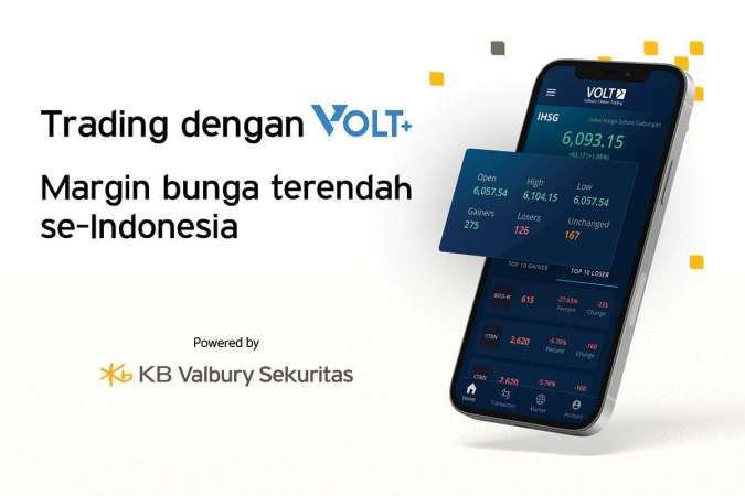 KB Valbury Sekuritas Berikan Margin Trading Bunga Terendah se-Indonesia 