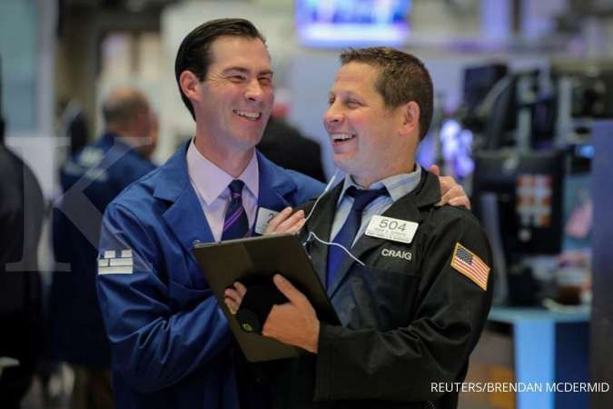 Wall Street berseri, saham-saham teknologi memimpin penguatan
