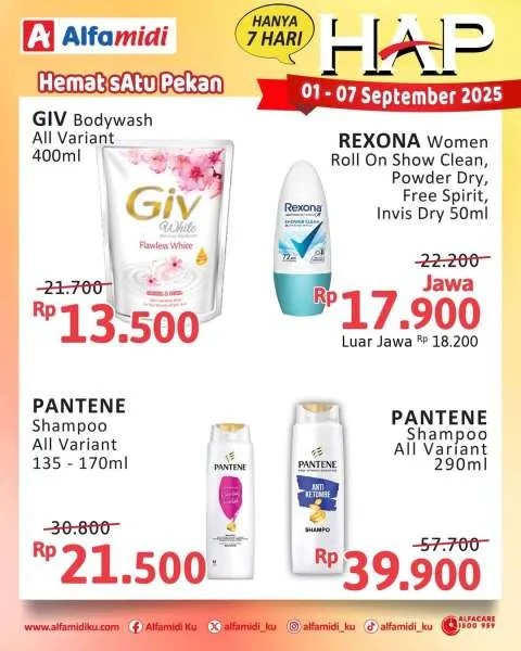 Promo Alfamidi Hemat Satu Pekan Periode 1-7 September 2025