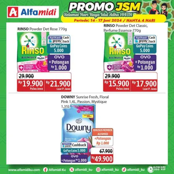 Promo JSM Alfamidi Hanya 4 Hari Spesial Idul Adha Periode 14-17 Juni 2024