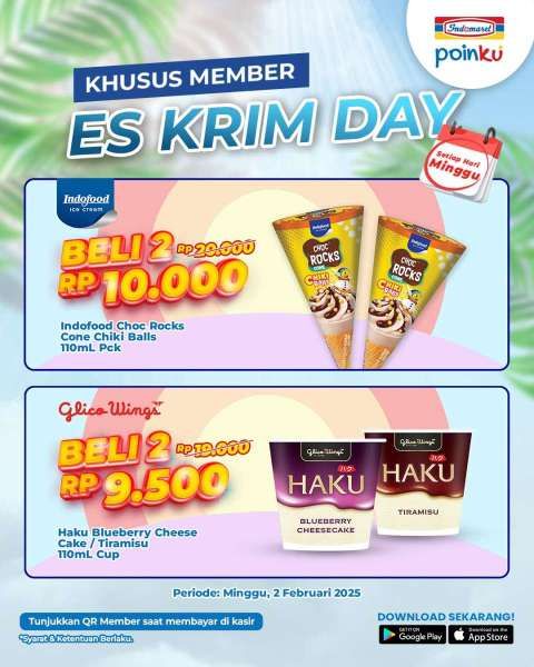 Promo Es Krim di Indomaret Minggu 2 Februari 2025