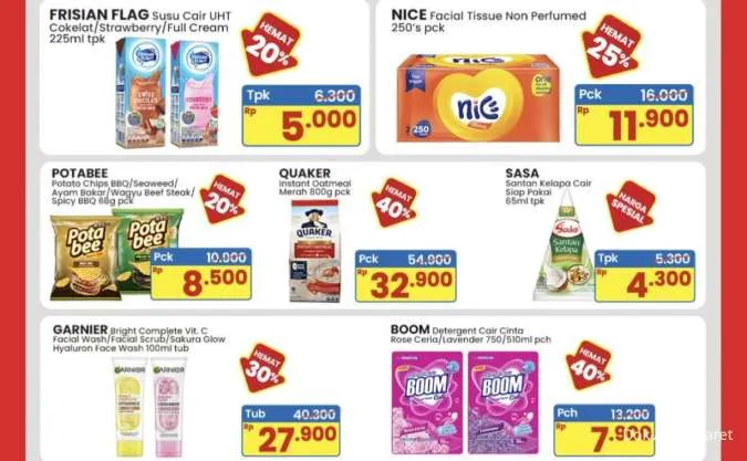 Promo JSM Indomaret Periode 10-12 Oktober 2025, Quaker Oats-Attack Diskon hingga 40%