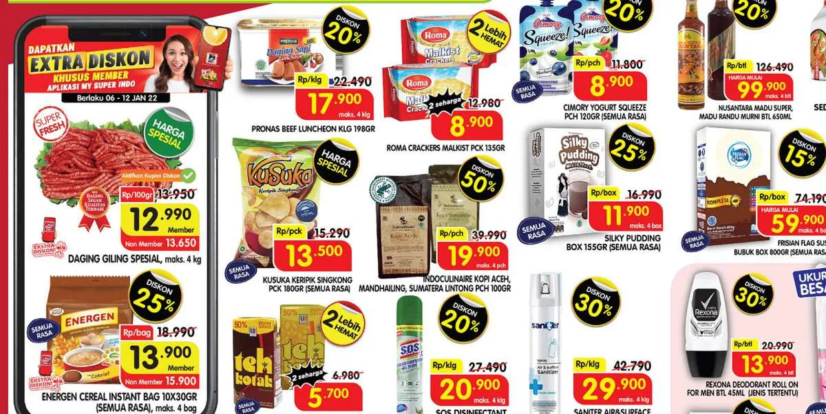 Promo JSM Superindo sampai 9 Januari 2022, Nikmati Belanja Murah hingga Hari Minggu