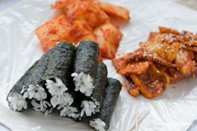 Jenis kimbap korea: chungmu kimbap