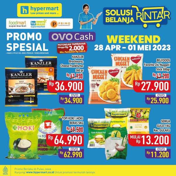 Promo Hypermart Hyper Diskon Weekend Periode 28 April-1 Mei 2023