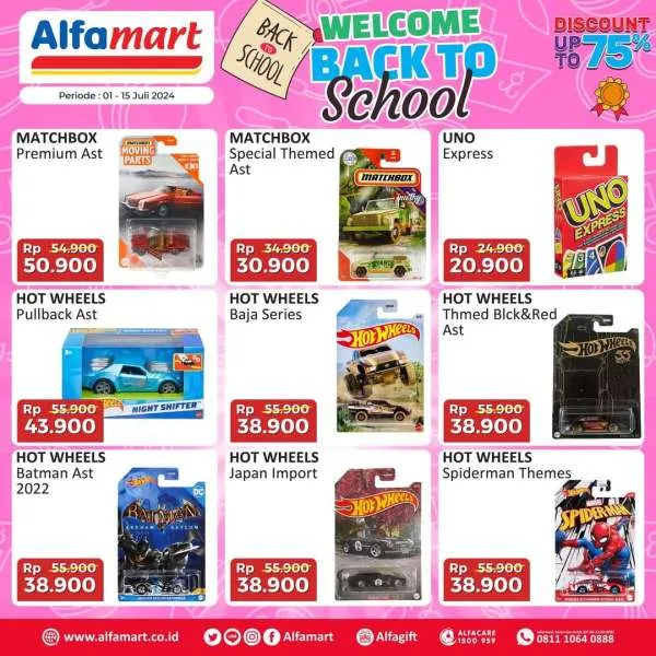 Promo Alfamart Back to School Periode 1-15 Juli 2024