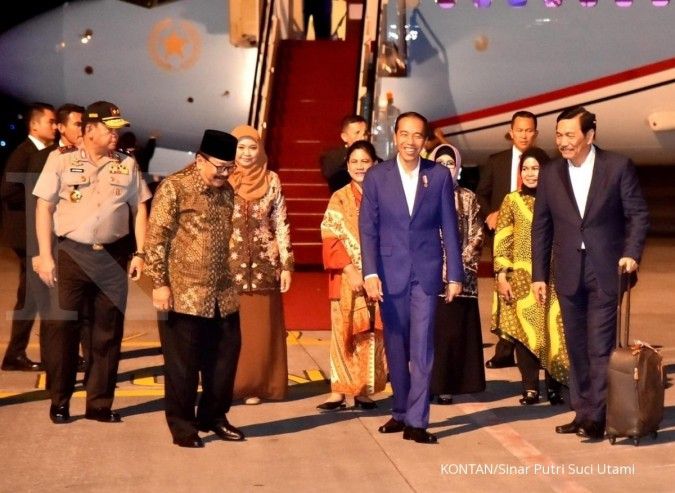 Kunjungan kerja ke Jawa Timur, Jokowi tinjau daerah irigasi Lodoyo
