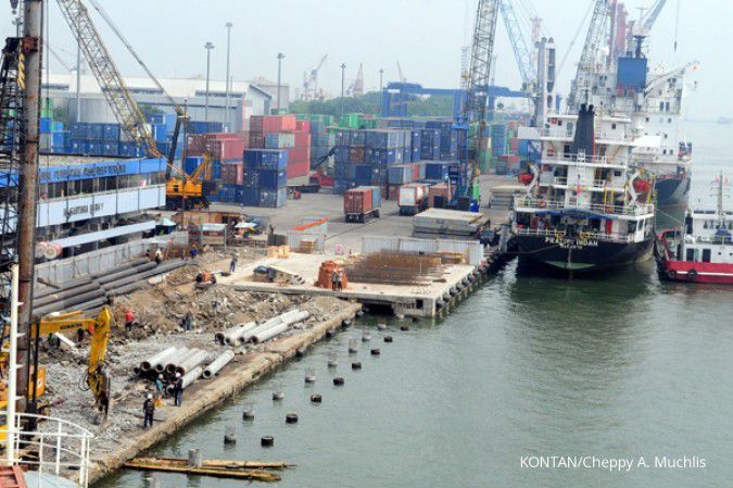 Pelabuhan RI lebih padat dibanding Jepang