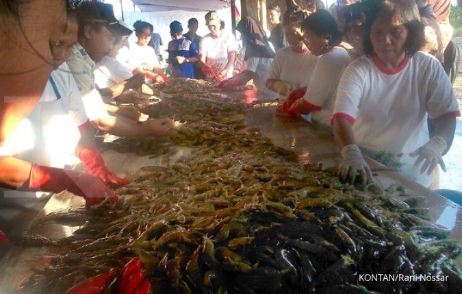 KKP akan kembangkan KJA udang di Pulau Seribu.