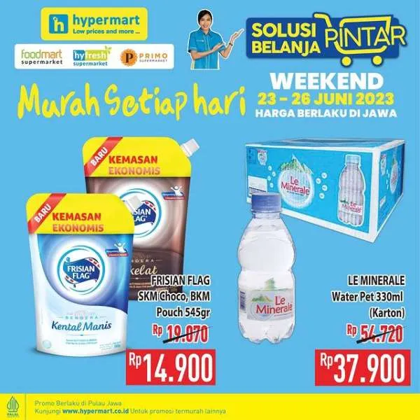 Promo Hypermart Hyper Diskon Weekend Periode 23-26 Juni 2023