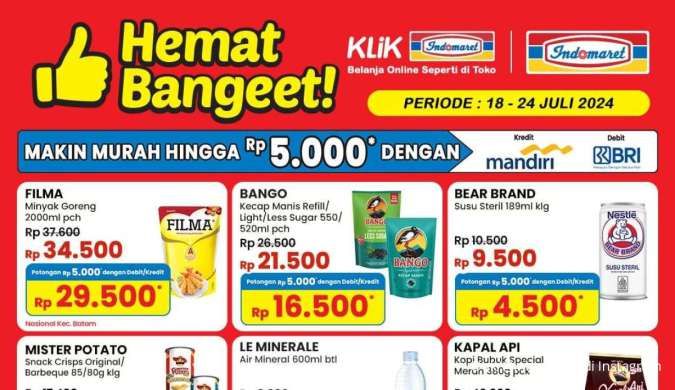 Promo Indomaret Weekend Minggu Ini 19-21 Juli 2024, Promo Minyak Goreng dan Kecap