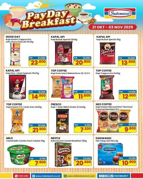 Promo Gajian Indomaret 21 Oktober-3 November 2025