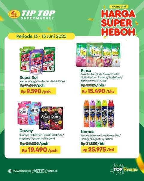 Promo JSM Tip Top Supermarket 13-15 Juni 2025