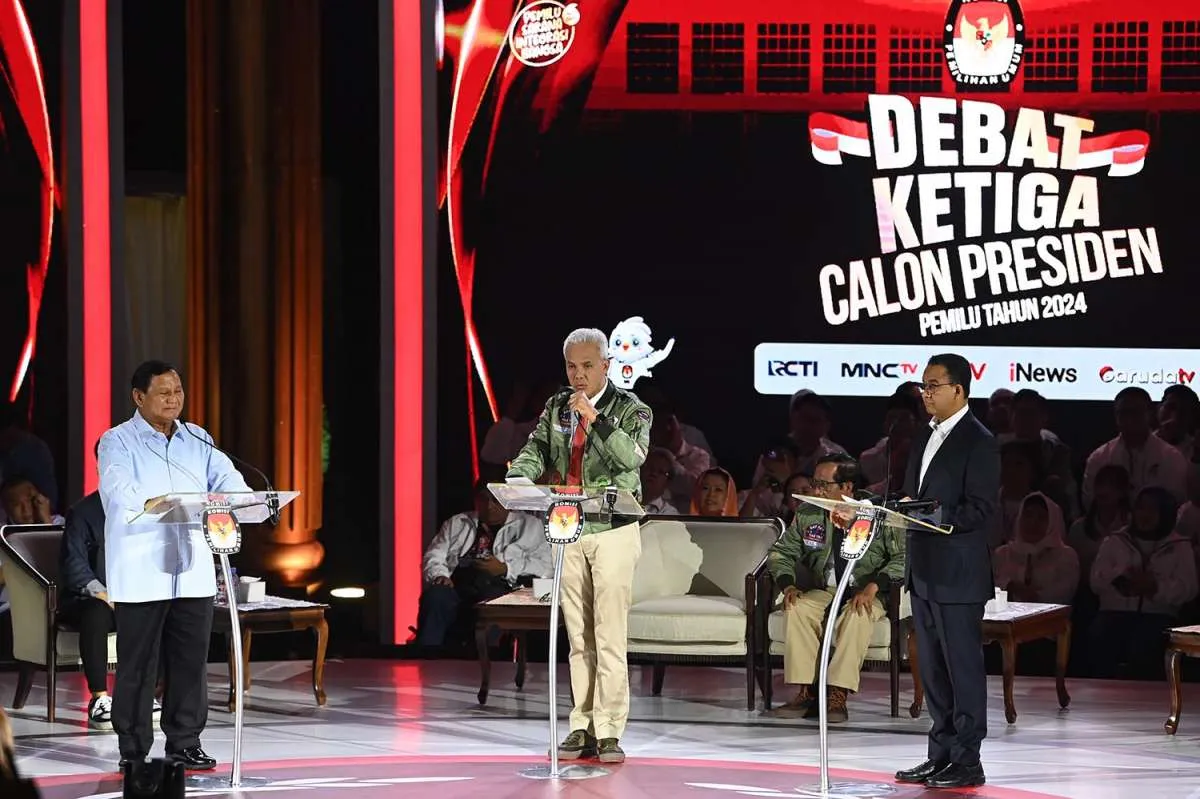 Survei Median: Prabowo-Gibran 43,1%, Anies-Muhaimin 26,8%, Ganjar-Mahfud 20,1%