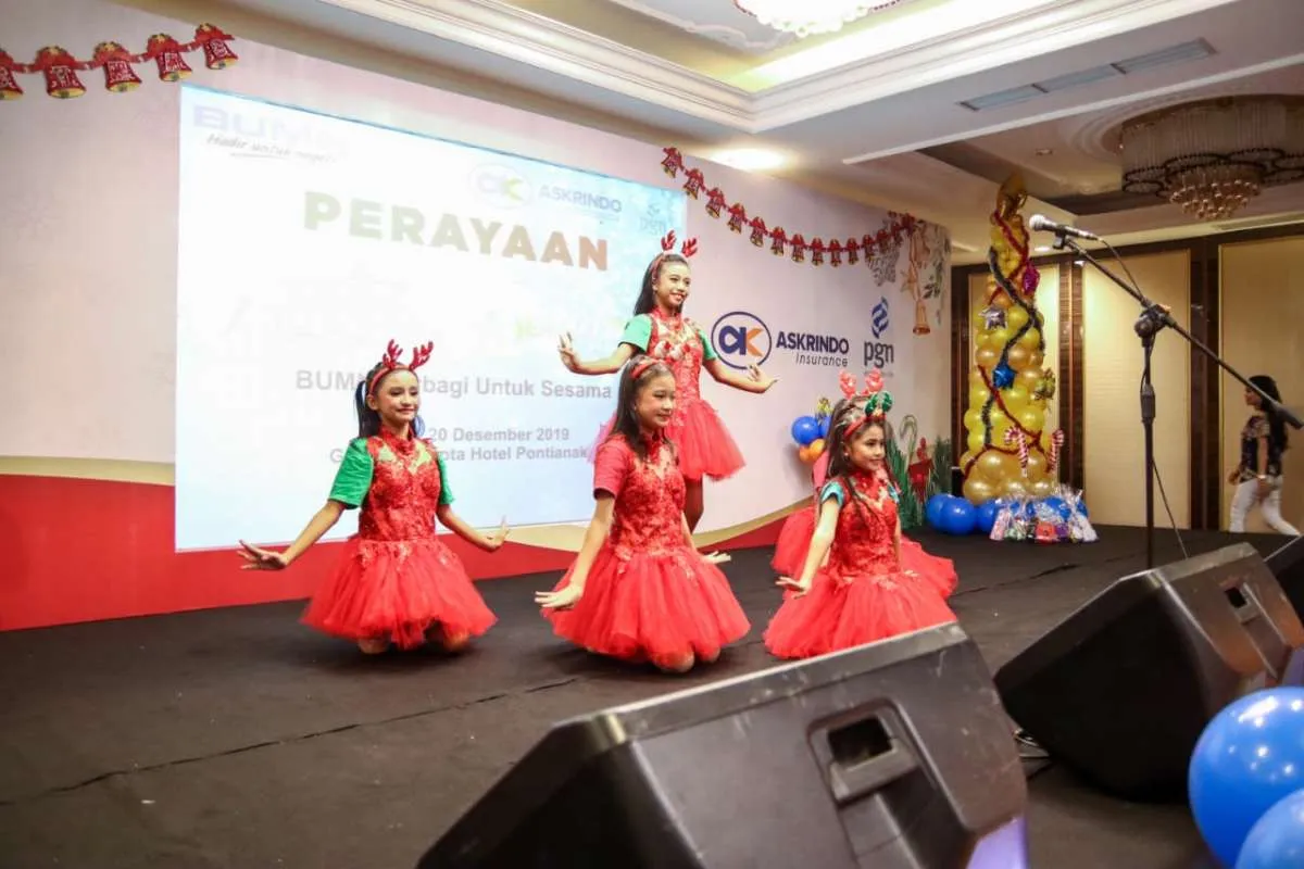 Askrindo dan Perusahaan Gas Negara (PGAS) selenggarakan Natal Bersama di Pontianak