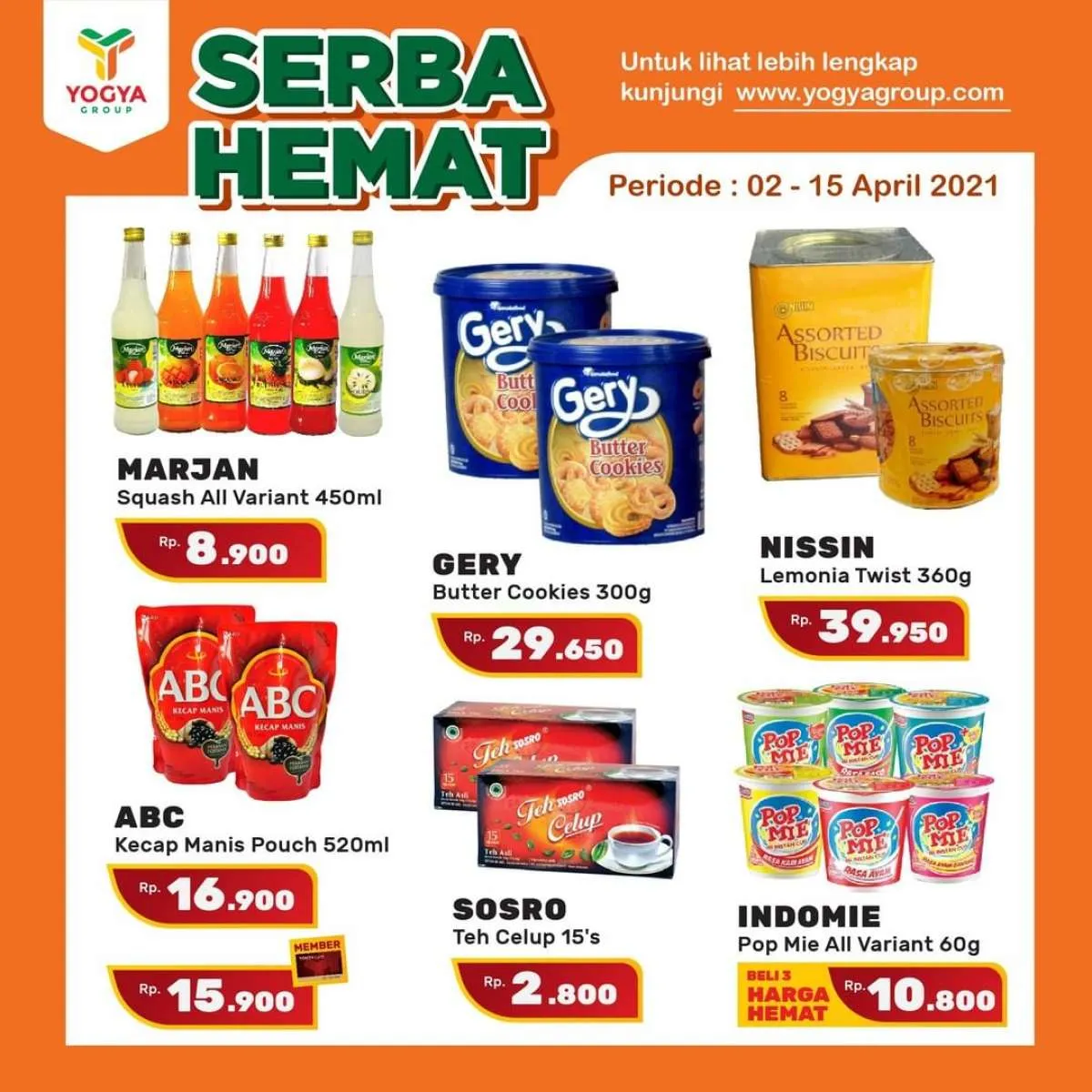 Promo Yogya Supermarket hari ini 15 April 2021, diskonan hari kerja!