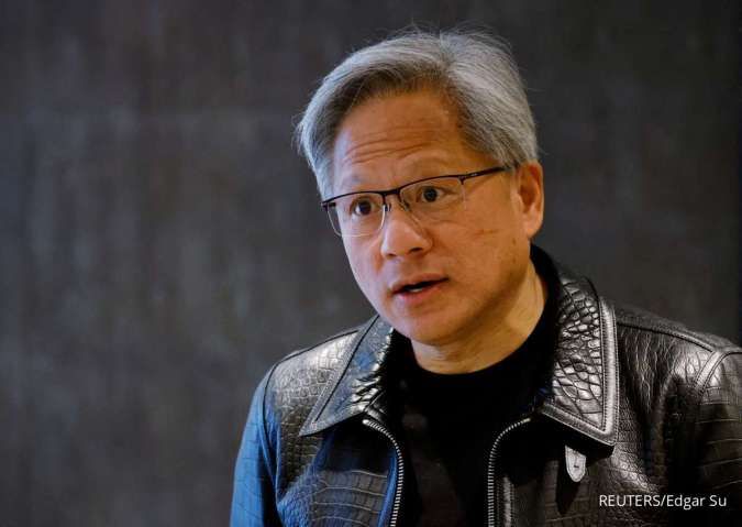 Kekayaan Jensen Huang Capai US$ 100 Miliar Saat Market Cap Nvidia Mendekati Apple