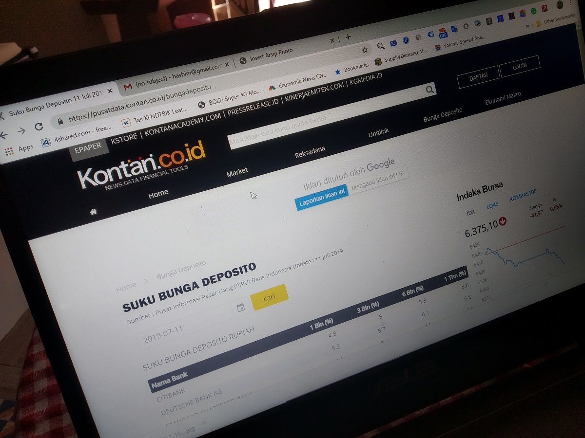 Suku Bunga Deposito Tahun 2020 Berpotensi Semakin Layu