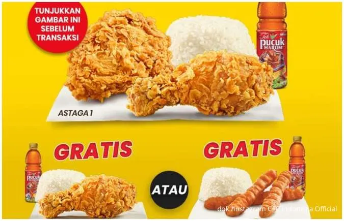 Promo CFC Hoki Awal Bulan hingga 5 Mei 2025, Beli 1 Gratis 1 Mulai 49.000-an