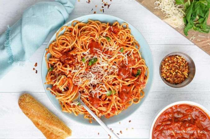 Resep Spaghetti Arrabiata Vegetarian Ala Italia, Praktis untuk Sarapan di Pagi Hari