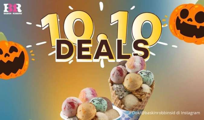 Promo 10.10 di Baskin Robbins hingga RotiO Mulai Hari Ini, Cuma Rp 10.000 Saja