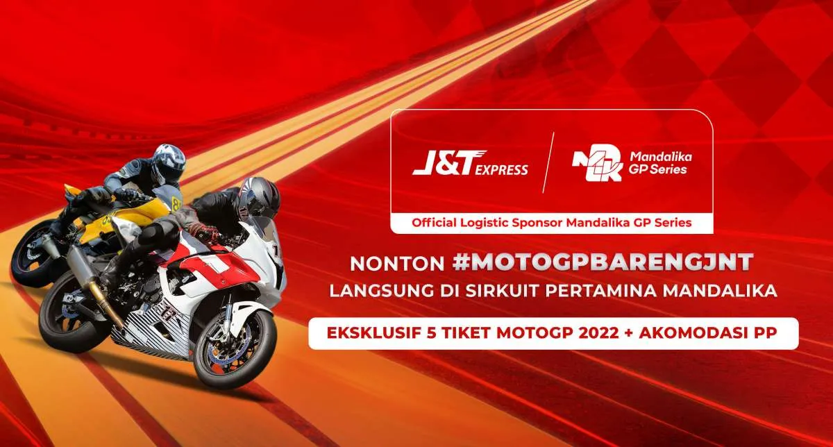 J&T Express Jadi Official Logistic Sponsor Mandalika GP Series