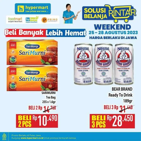 Promo Hypermart Beli Banyak Lebih Hemat Periode 25-28 Agustus 2023