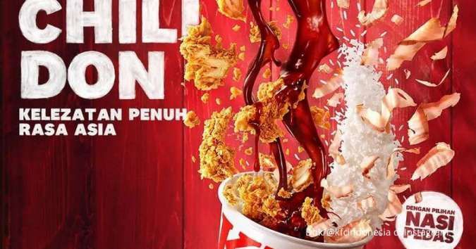 Promo KFC di Bulan September 2022, Lezatnya Spicy Chili Don Mulai Rp 14.000-an