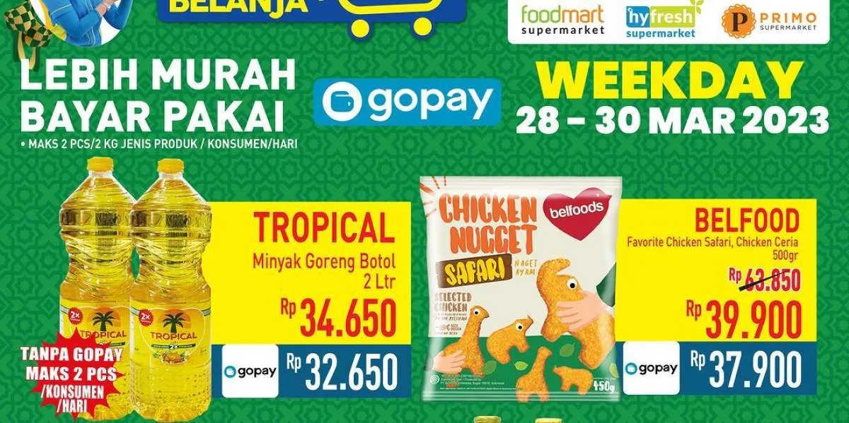 Katalog Promo Hypermart Sampai 30 Maret 2023, Lebih Murah Bayar Pakai Gopay