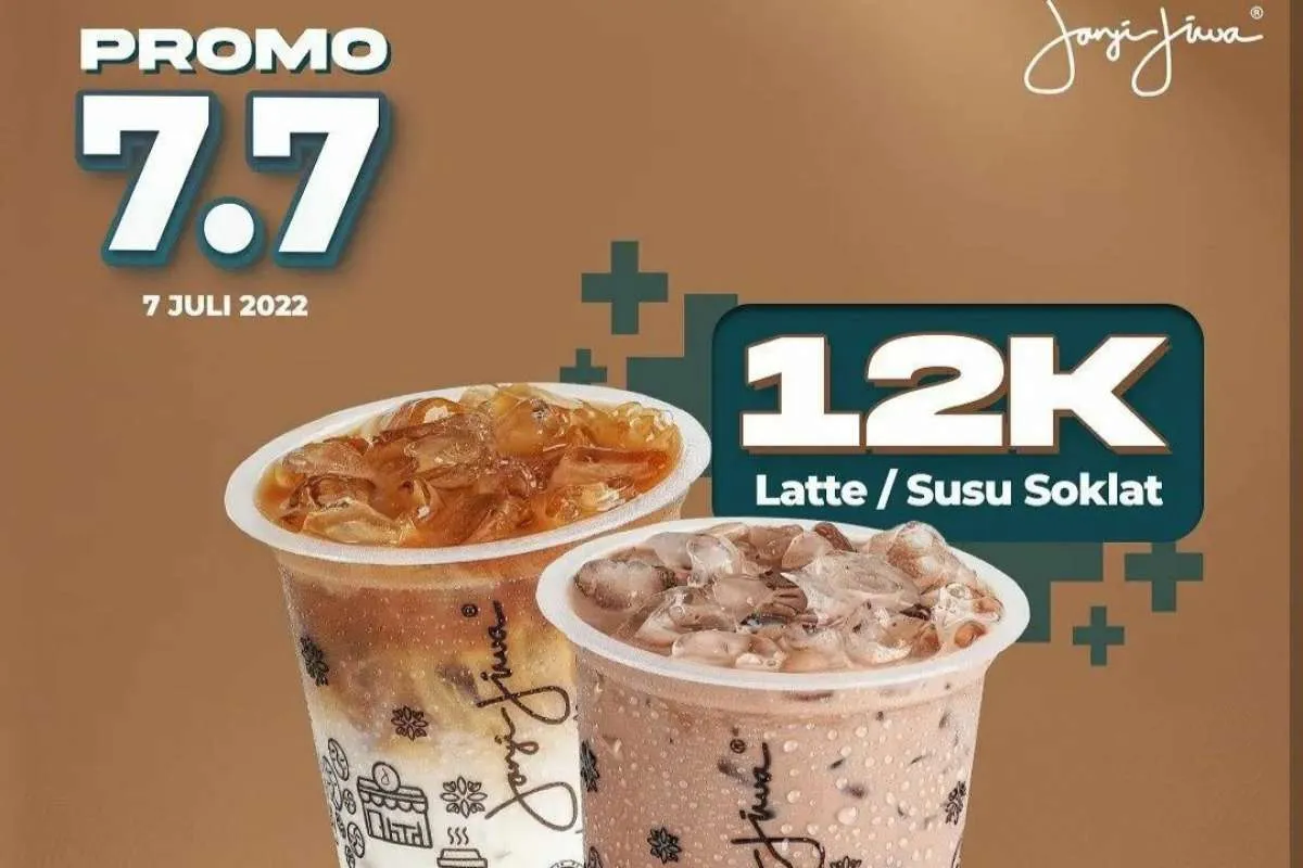 Promo 7.7 Janji Jiwa 2022, Ada Diskon 60% di Shopee dan Minuman Harga Rp 12.000