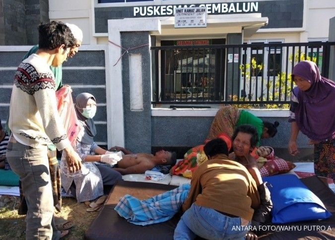 Sepagi ini, Lombok sudah dilanda 14 gempa susulan