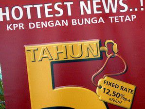 Bunga KPR Mengkerut
