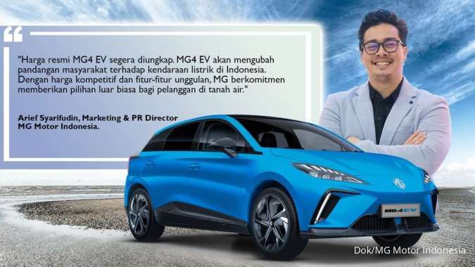 MG Siap Guncang Pasar Kendaraan Listrik Indonesia dengan Umumkan Harga Resmi MG4 EV