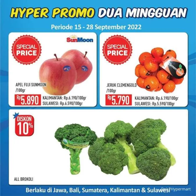 Promo Hypermart Dua Mingguan Periode 15-28 September 2022