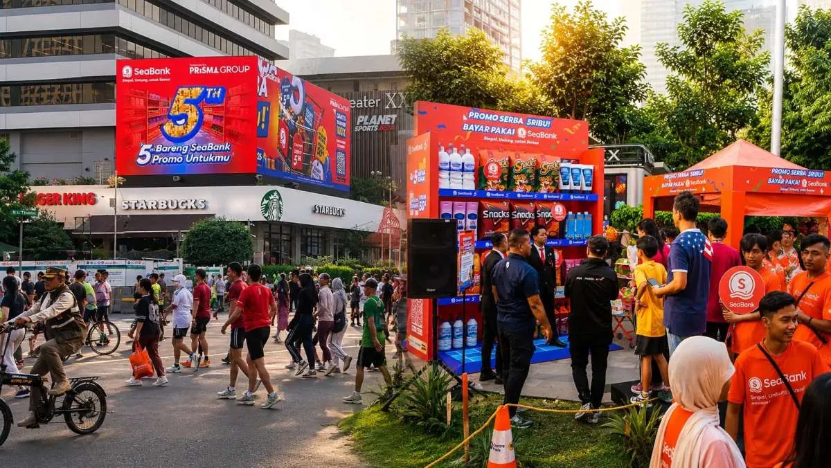 BoostAD Hadirkan Brand Activation Spektakuler untuk Rayakan 5 Tahun SeaBank
