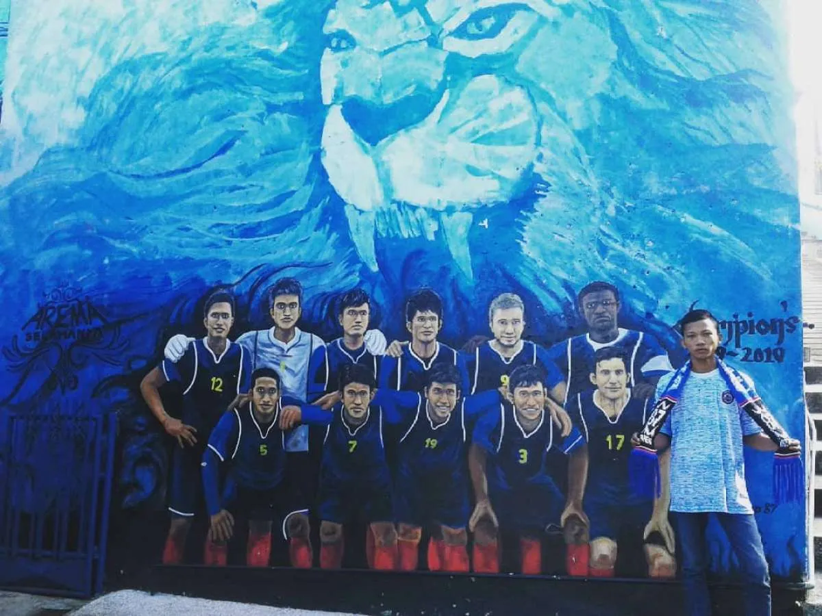 Kampung Biru Arema, tempat wisata tematik dengan nuansa biru