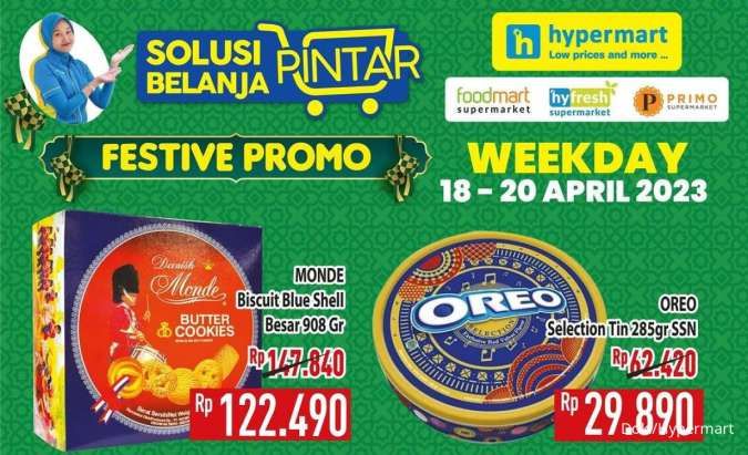Promo Hypermart Weekday Spesial Ramadan, Harga Hemat untuk Aneka Biskuit Lebaran
