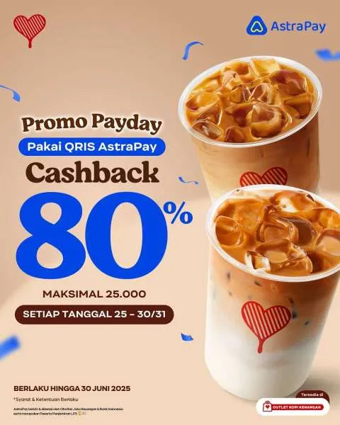 Promo Payday Kopi Kenangan dengan AstraPay
