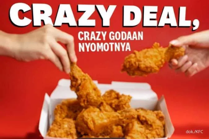 Promo KFC Kamis 26 Januari 2023, Nikmati Crazy Deal Isi 7 Ayam & Paket Kombo Extra