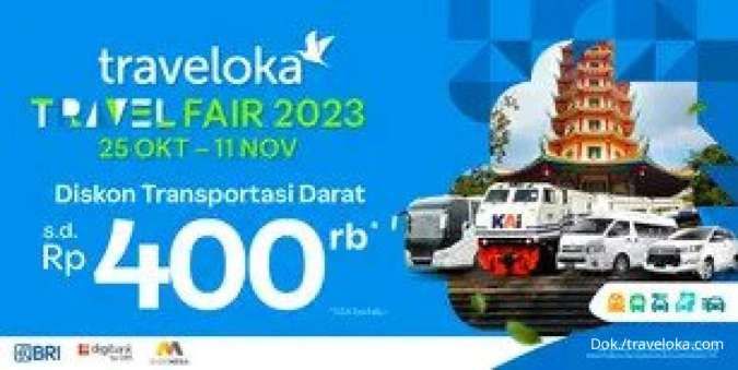 Promo Traveloka Travel Fair 2023, Diskon Transportasi Darat hingga Rp 400.000