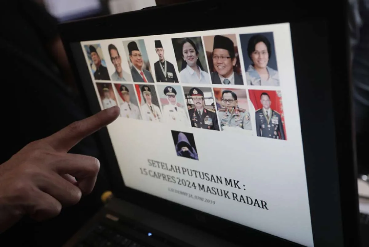 Ini daftar 15 nama berpotensi jadi capres 2024 versi LSI Denny JA 