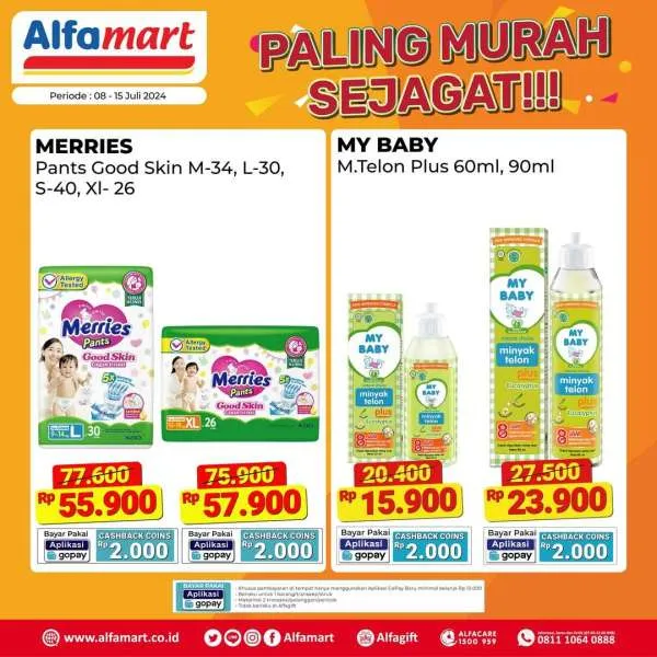 Promo Alfamart Paling Murah Sejagat Periode 1-15 Juli 2024