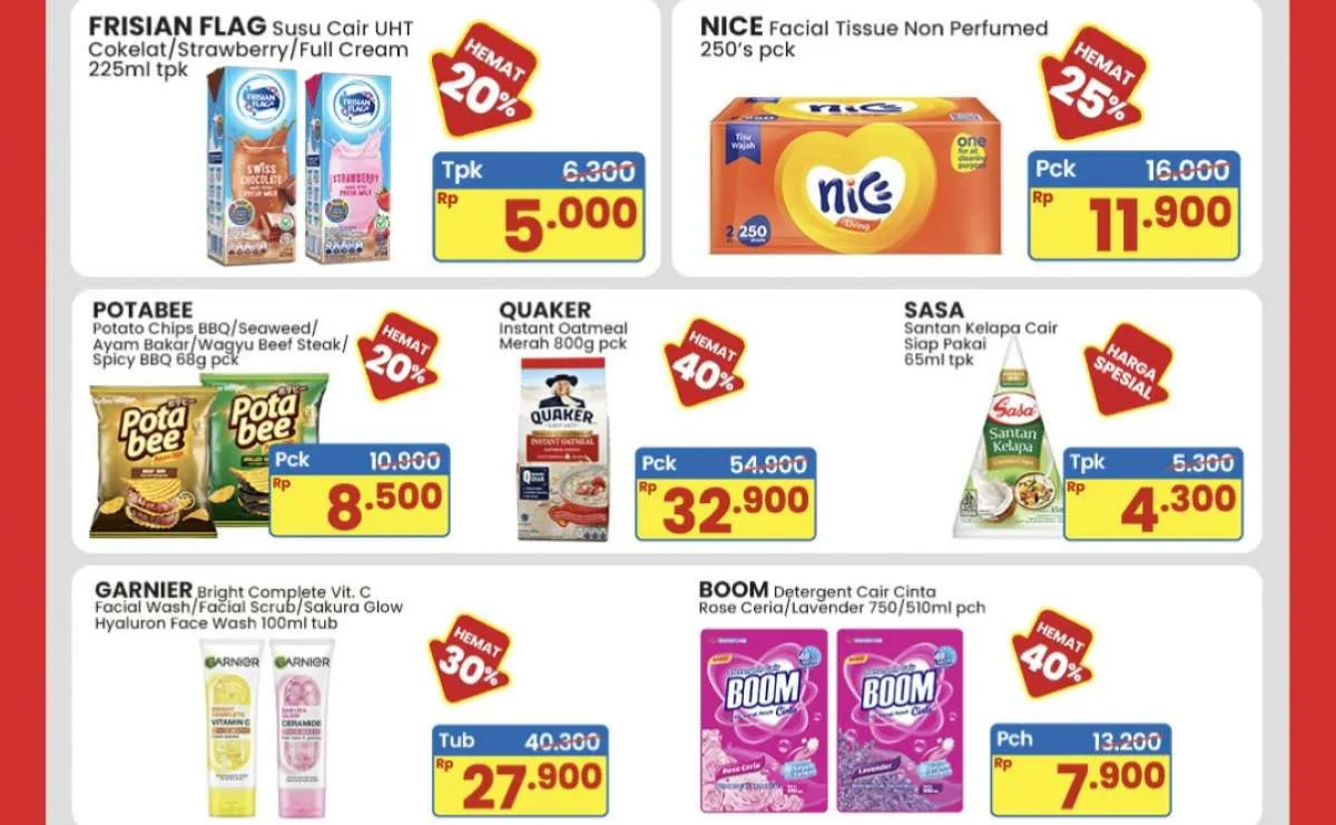 Promo JSM Indomaret Periode 10-12 Oktober 2025, Quaker Oats-Attack Diskon hingga 40%