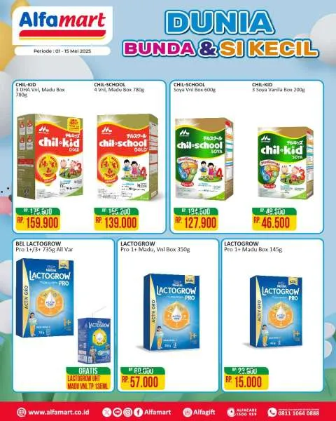 Promo Alfamart Dunia Bunda & Si Kecil Periode 1-15 Mei 2025