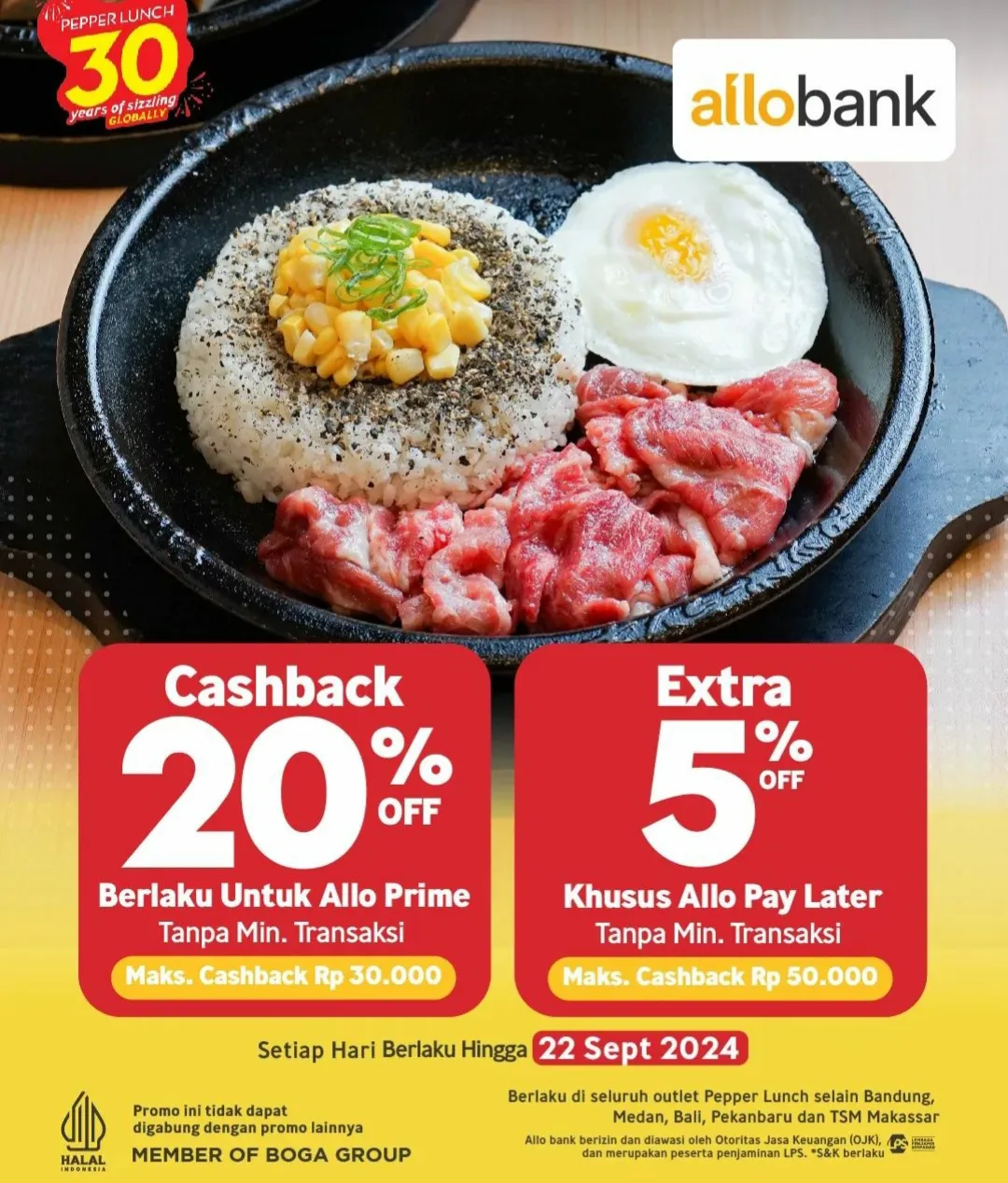 Promo Pepper Lunch x Allo Bank