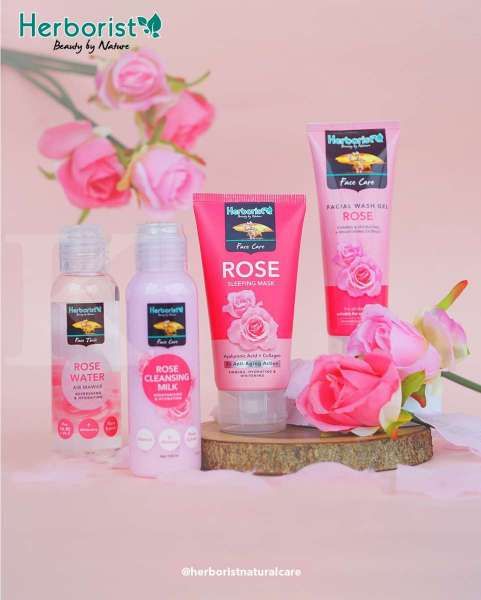 Herborist Luncurkan Rangkaian Perawatan Wajah Rose Series untuk Kulit Wajah yang Cantik, Bersih & Cerah Alami