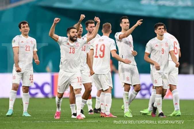 Daftar tim yang lolos ke babak semifinal Euro 2020, Spanyol siap bertemu Italia