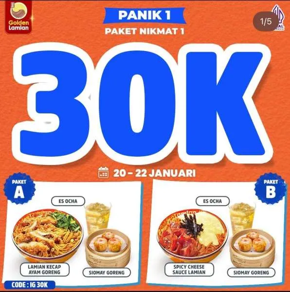 Promo Golden Lamian 20-22 Januari 2025
